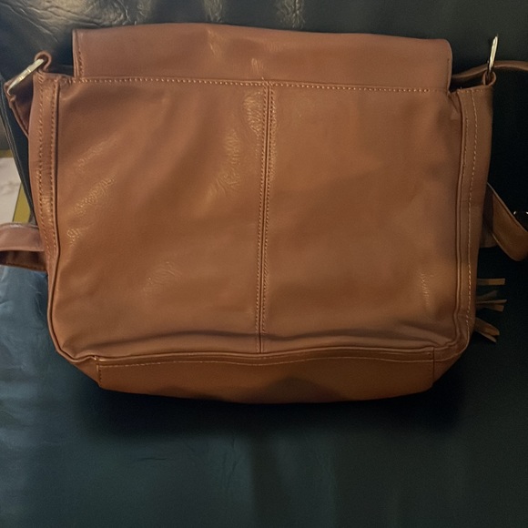 Suede and leather purse - Picture 3 of 4